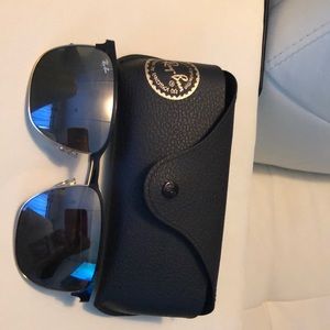 Ray-Ban black and gold shades